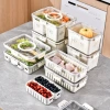 Refrigerator preservation box, kitchen storage, portioning and storage box, plastic thickened food sealing box, spice storage box Application Scenario